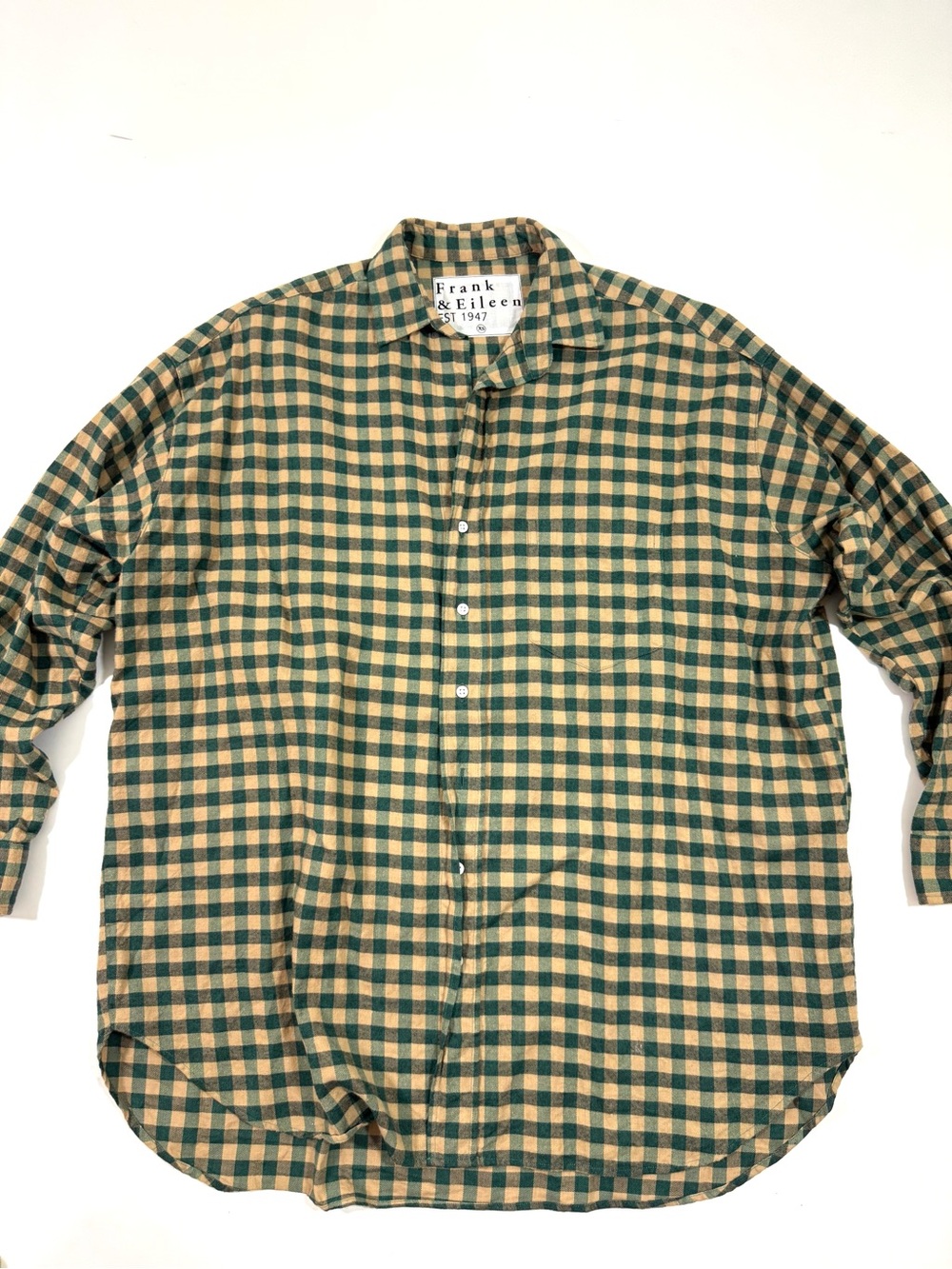 Frank & Eileen Shirley Check Print Flannel Shirt